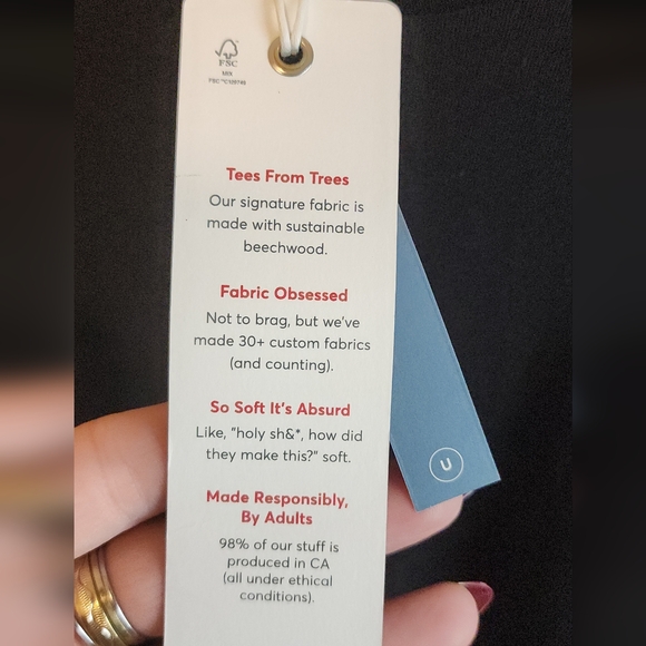 Marine Layer Black Tee with Carrot - Picture 3 of 6